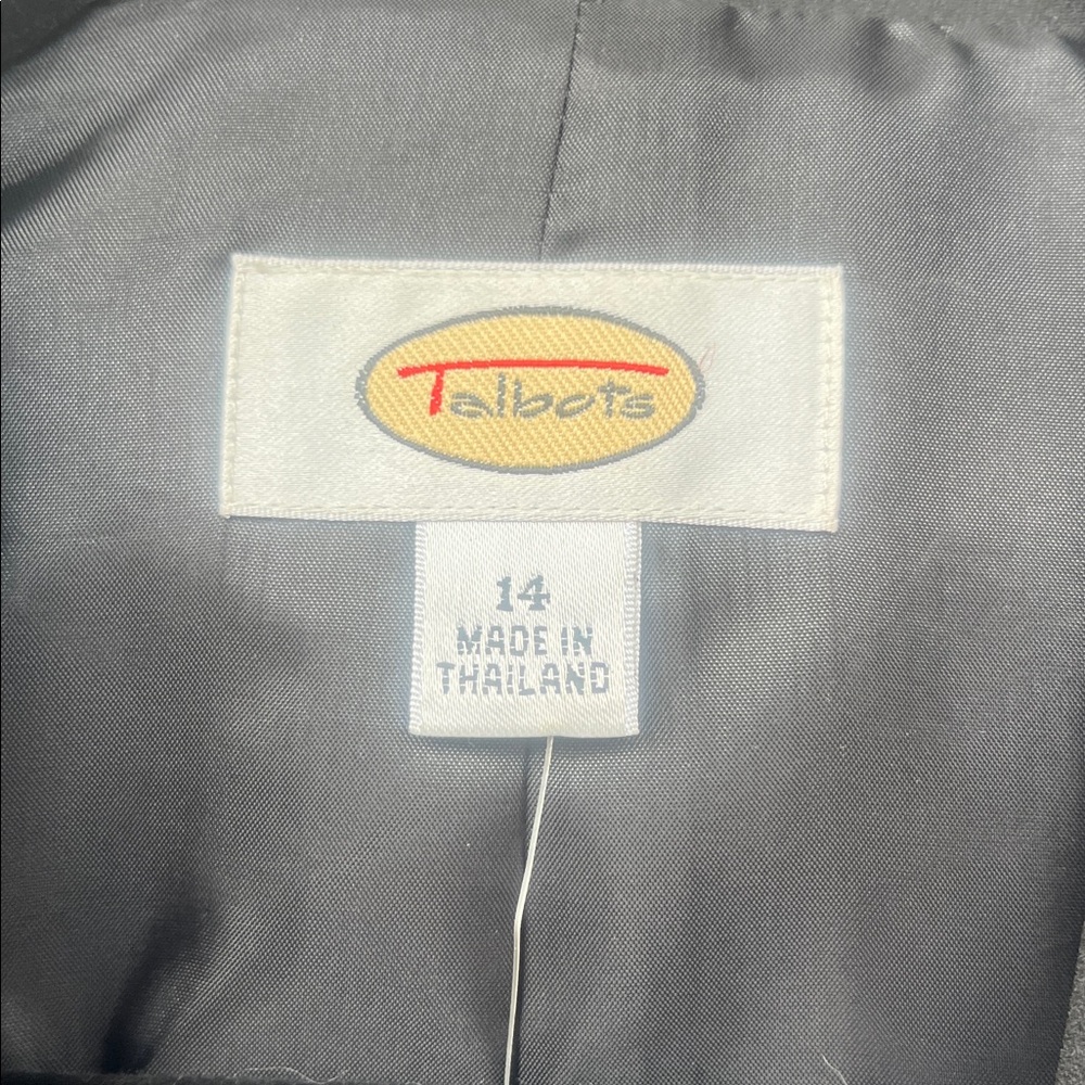 Talbots Classic Black Women's Blazer - Picture 7 of 9